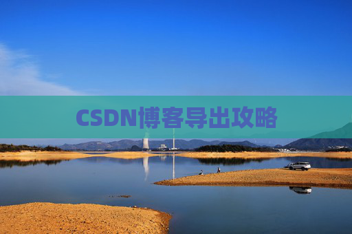 CSDN博客导出攻略